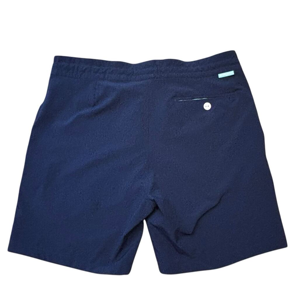 Bonobos Blue Board Shorts Riviera Unlined Drawstring Snap & Zipper Closure 29x7 - Picture 2 of 5